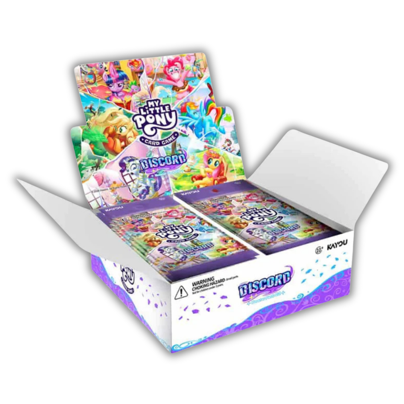 My Little Pony Trading Card Game: Discord!!! Booster Display