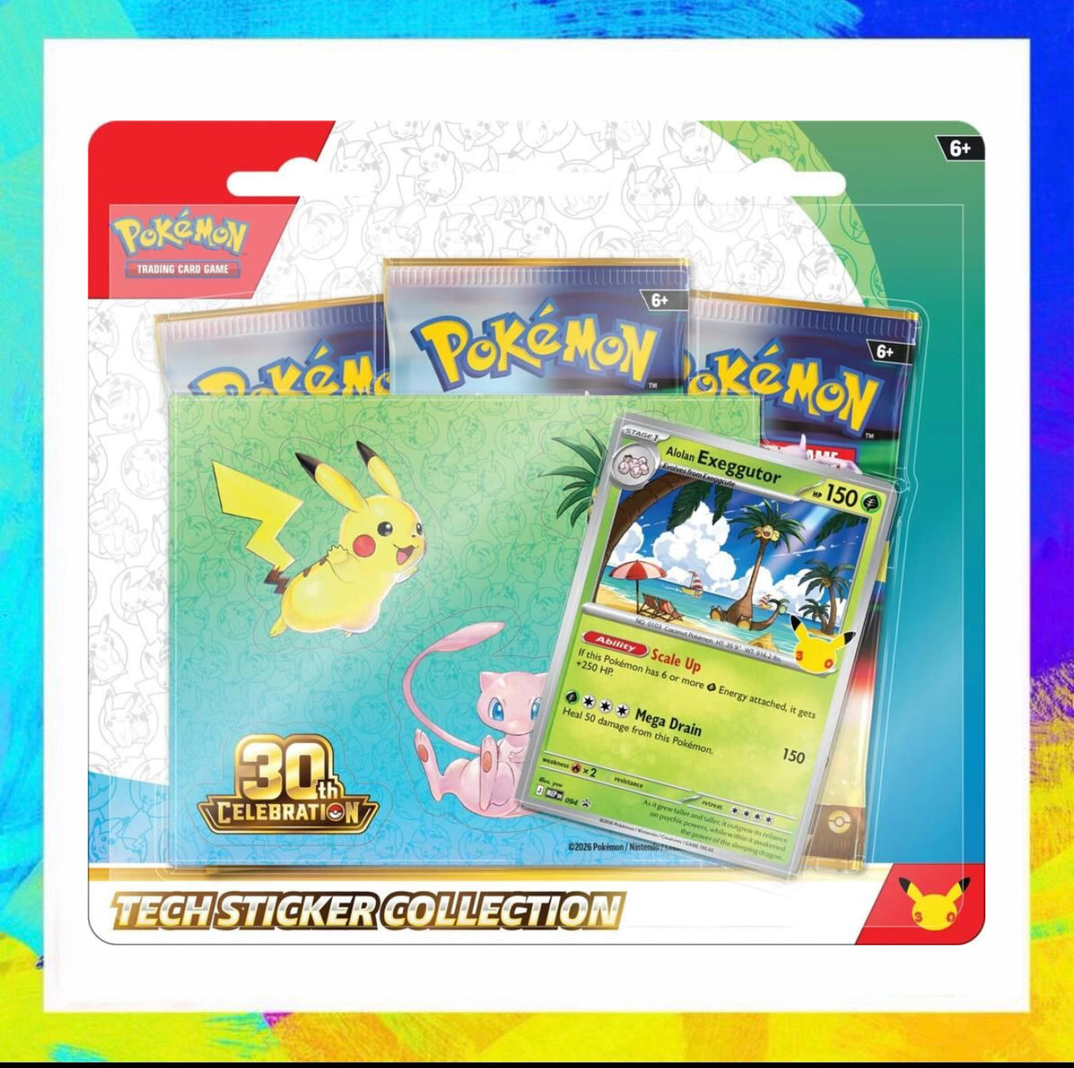 30th Celebration Tech Sticker Collection (WILL BE RANDOM PROMO)