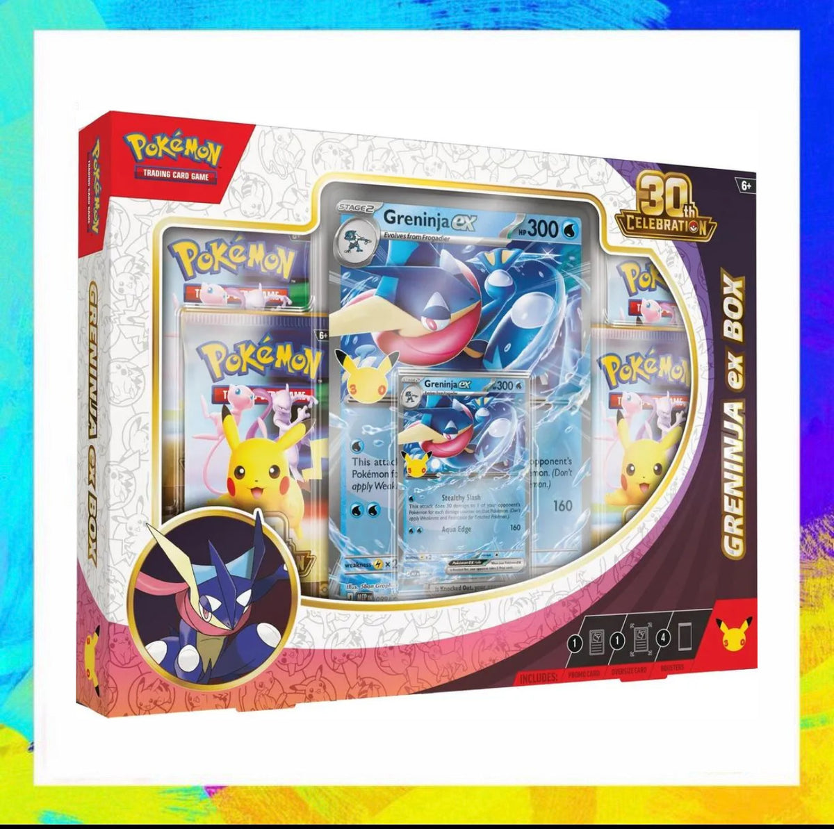 30th Celebration Greninja ex Box - ME: 30th Celebration