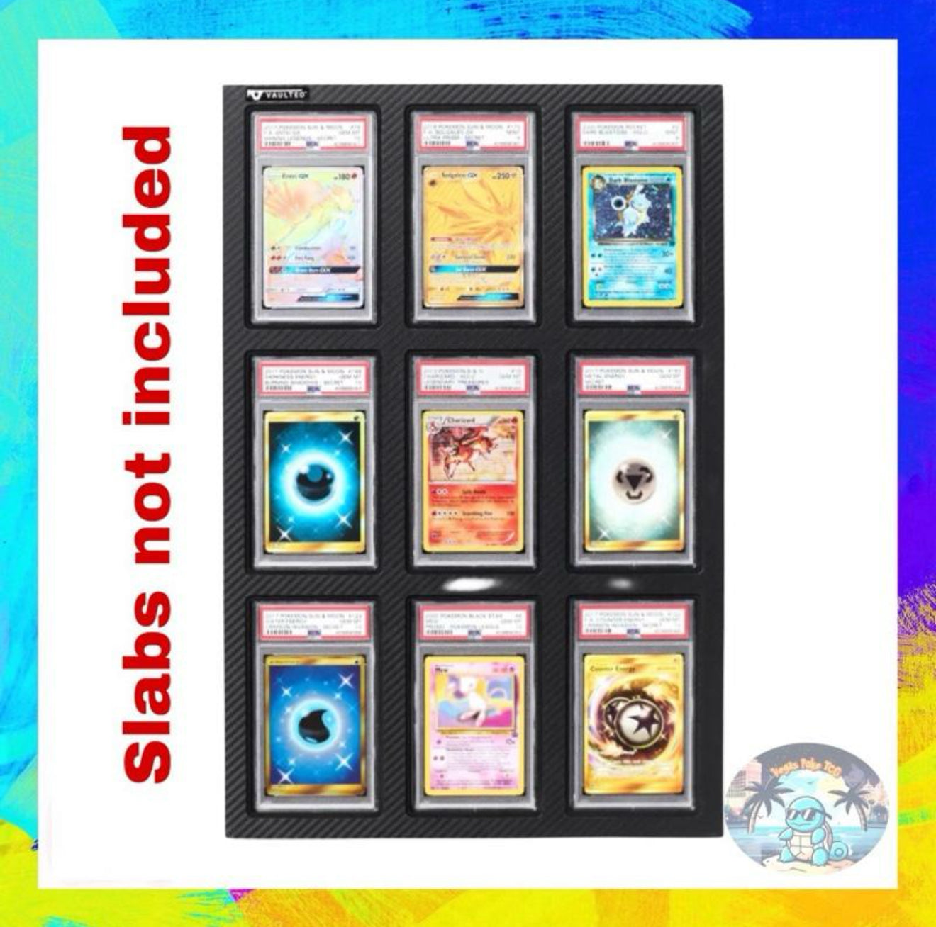 Vaulted Carbon Weave Slab Display (PSA/CGC)