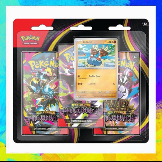 Pitch Black 3-Pack Blister [Binacle] - ME05: Pitch Black